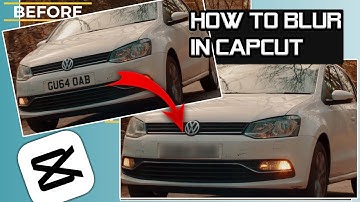 HOW TO BLUR NUMBER PLATE OF A CAR IN CAPCUT PC