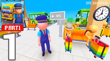 Terminal Master Bus Tycoon - Gameplay Walkthrough Part 1 - Bus Tycoon Gameplay Mobile (iOS, android)