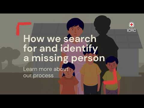 How we search for and identify a missing person