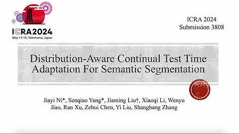 Distribution-Aware Continual Test Time Adaptation for Semantic Segmentation