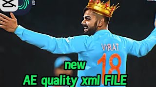 New AE quality xml FILE link 🔗 in description 