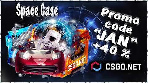 CSGO.NET promo code "JAN" +40% to your deposit // Open Space Case / (mycsgo) / cs:go case