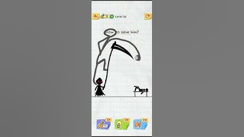 Draw 2 save level 16 #shorts #draw2save #gameplay #horror #death