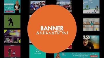 A video clip with examples of my works on creating, html5 / gif banners.