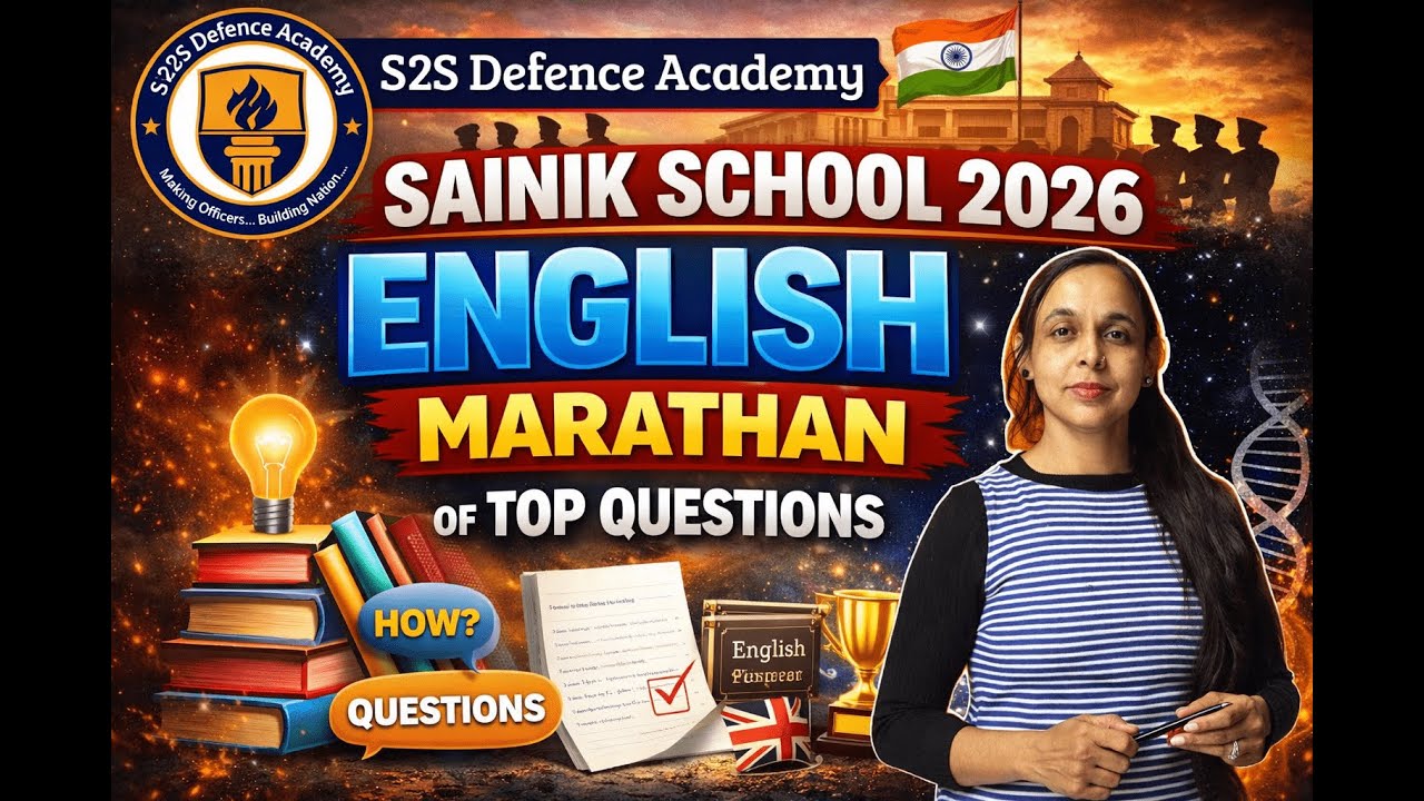 English Marathaon | SAINIK SCHOOL 2026 | 