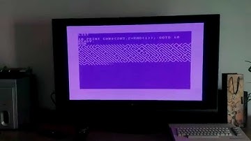 Commodore C64 single line program - maze