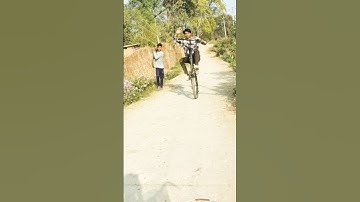 how to wheelie in cycle tutorial 17 Seconds 100 subscribe for more 100 #viral #cyclestunt #support