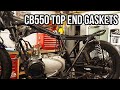 Honda CB550 top end gasket replacement. (fixing oil leaks)