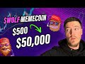 The new 1000x memecoin pick wolf