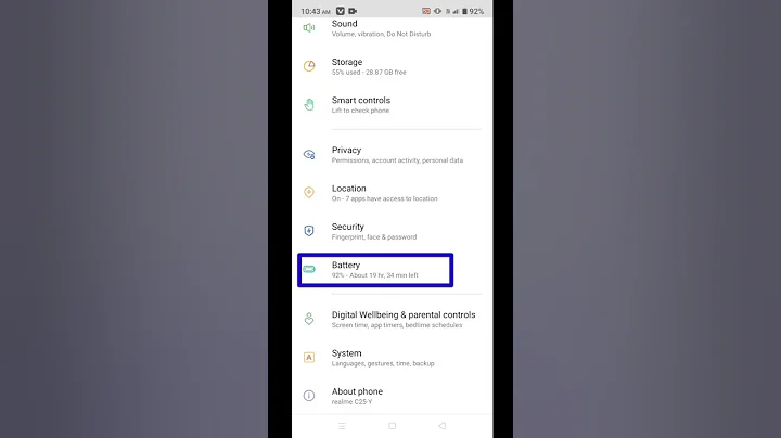 Battery Saver Mode Kaise Enable Karen In C25Y Realme all Mobiles - DayDayNews