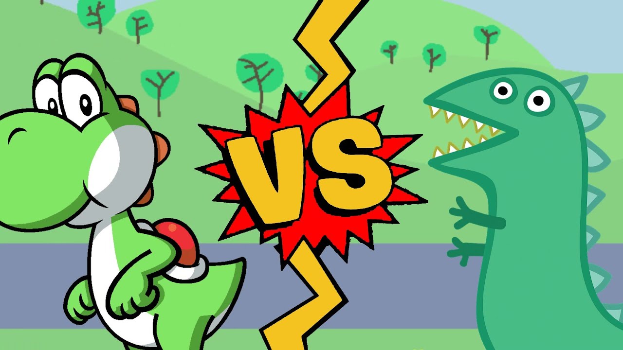 M.U.G.E.N. Battles | Yoshi vs Mr. Dinosaur | Nintendo vs Peppa Pig