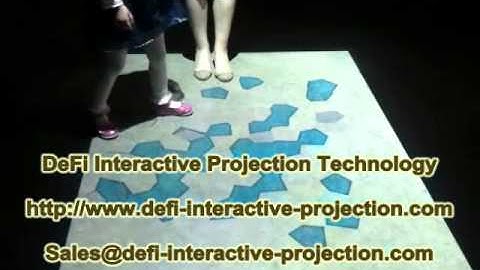 DEFI Interactive floor/wall projection system basic version with 62 effects from $200 to $650