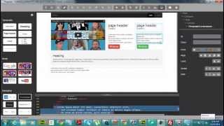 Pingendo - making a bootstrap landing page with video
