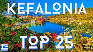 Kefalonia Greece   Best Beaches and Places  Top 25 Things To Do  4K Drone Travel Vlog Music Video