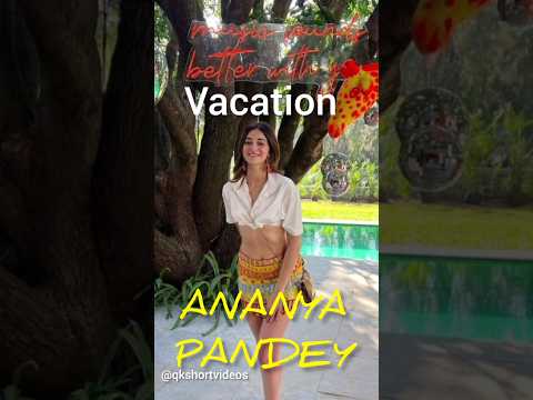 Ananya Pandey | New photos | vacation #shorts #viral #ananyapandey #photos