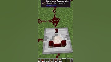 Finally a use for the redstone comparator!