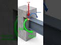Three force arrows animate joint //  #buildingdesign #home #civilxpress