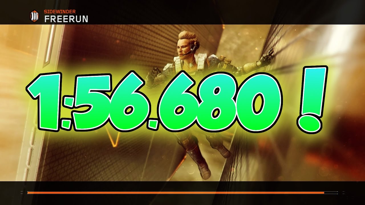 Black Ops 3 Freerun Sidewinder 1 56 680 World Record Youtube