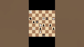 Daily Chess Combinations - No. 88 - #chess #puzzle #dailychess #shorts #0_algo_chess