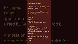 KUBERNETES | What Are Annotations? #preethidevops #kubernetes #devops