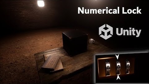 Padlocks (Numerical Digits) animated in Unity