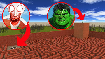 SCP-096 VS Hulk in Garry’s Mod!