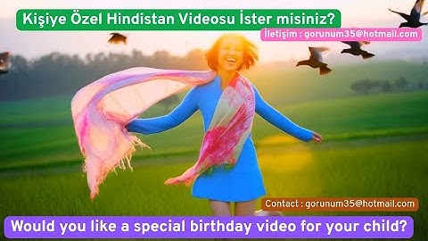 Kişiye Özel Hindistan Yerel Yaşam Video | Personalized India Local Life Video