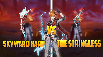Childe C0 test weapon! SKYWARD HARP VS THE STRINGLESS! (Weapon Comparison) | Genshin Impact