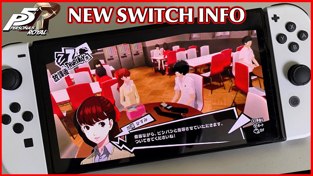 Persona 5 Royal Nintendo Switch Gameplay 