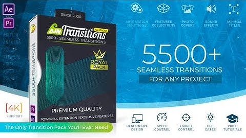 AinTransitions Ultimate Multipurpose Transitions Pack After Effects Template Videohive 26050211