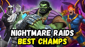 Best Champions RANKED For Nightmare Raids! November 2025 MCOC