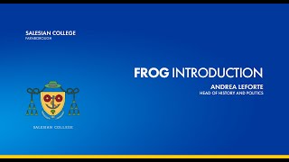 Frog Introduction