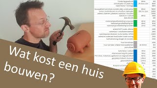 Wat kost het (zelf)bouwen van een huis?