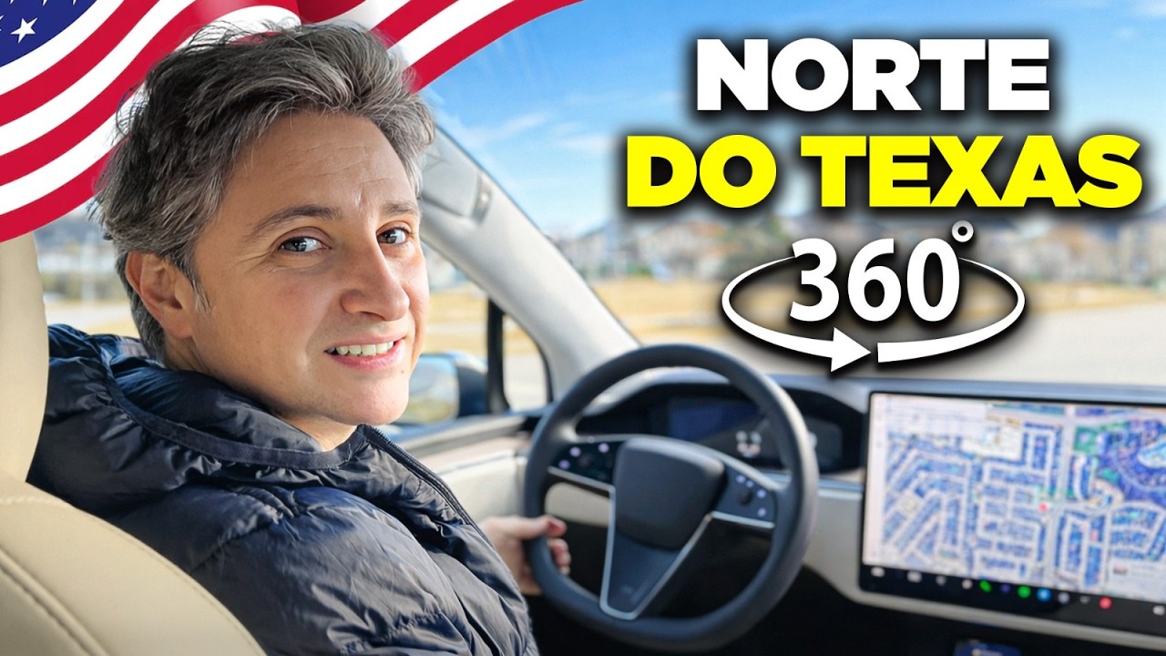 FRISCO vs PROSPER, TEXAS? Drive & Tour 360° com meu marido