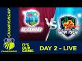 🔴 LIVE WI Academy v Barbados - Day 2 | West Indies Championship 2024 | Thursday 18th April
