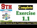 Class 9 maths chapter 1 exercise 11 new book national book foundation class 9 maths fazal academy