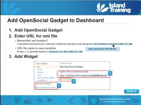 Widget Presentation 1   Add OpenSocial