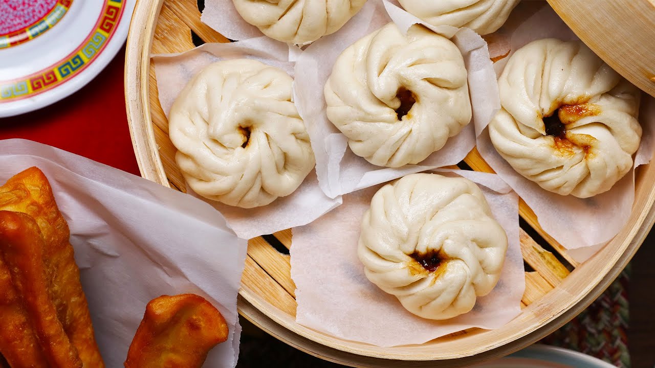 How to Make Chinese Steamed Pork Buns (Char Siu Bao) YouTube