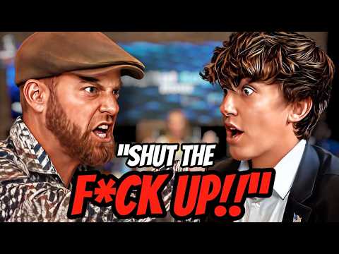 Young Conservative Gets CUSSED OUT By Brian Shapiro After BRUTAL Debate!!