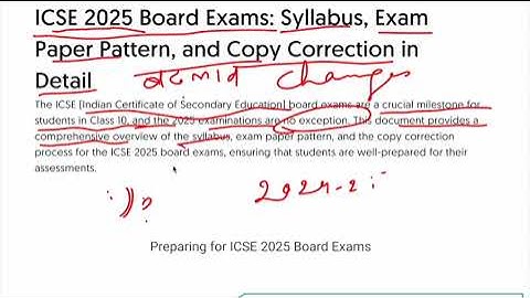 ICSE Board 2025 Exam Pattern Changed? | ICSE Update | Class 10 | CISCE Board Exams 2025 Strategy🔥 |