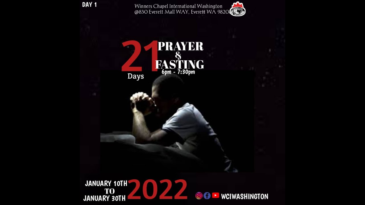 DAY 4 - 21 DAYS PRAYER AND FASTING | JANUARY 13TH, 2022 | Winners ...