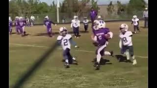 6 year old Derrick Henry playing football