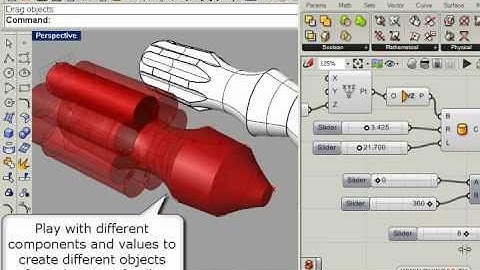 Model with Grasshopper a Screwdriver for Rhino [ Part 2 ]