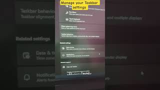 Easy way to change your laptop taskbar | Taskbar Alignment left to right | #education #windows #pc