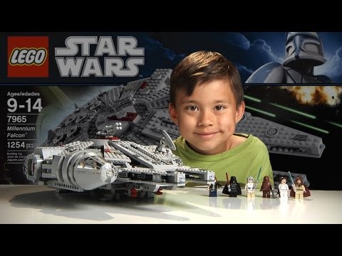 MILLENNIUM FALCON - LEGO Star Wars Set 7965 - Time-lapse Build, Stop Motion, Unboxing & Review