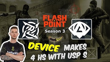 Device makes 4 HS with USP S, NIP vs Anonymo, Flashpoint 3