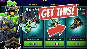 This Trader’s Van Weapons Is OVERPOWERED! | Pixel Gun 3D!