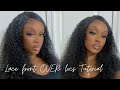 Lace Front Water Wave over Locs Tutorial Ft. ALIEXPRESS Wowear wig under $100