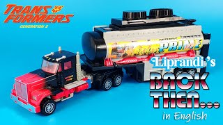 TRANSFORMERS G2 LASER OPTIMUS PRIME - HASBRO 1994 - BACK THEN ENGLISH REVIEW
