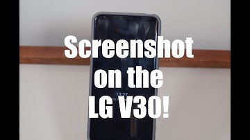 How to take a screenshot on the LG V30